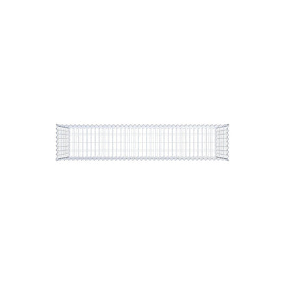 Gabion 200 cm x 100 cm x 40 cm (L x H x P), mailles 5 cm x 10 cm, spirale