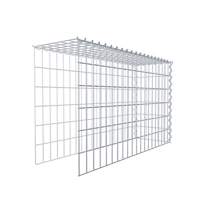 Aangegroeide schanskorf type 4 100 cm x 60 cm x 30 cm (L x H x D), maaswijdte 5 cm x 10 cm, spiraal