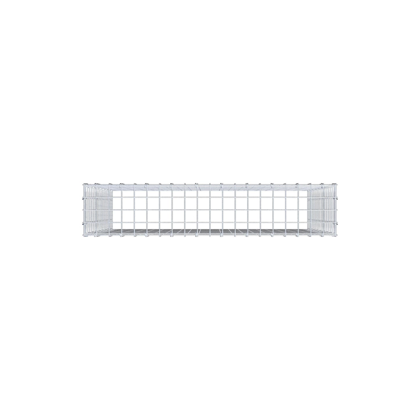 Type 3 oplegkorf 100 cm x 90 cm x 20 cm (L x H x D), maaswijdte 5 cm x 5 cm, C-ring