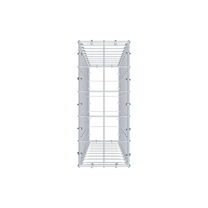 Gabião 100 cm x 20 cm x 50 cm (C x A x P), malhagem 10 cm x 10 cm, anel C