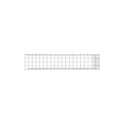 Type 4 oplegkorf 100 cm x 60 cm x 20 cm (L x H x D), maaswijdte 5 cm x 10 cm, C-ring