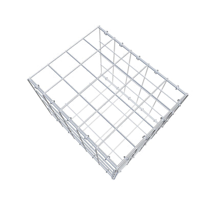 Gabião tipo 2 50 cm x 40 cm x 40 cm (C x A x P), malhagem 10 cm x 10 cm, anel C