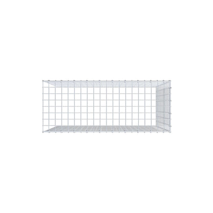 Gavión adicional tipo 4 100 cm x 90 cm x 40 cm (L x A x P), malla 5 cm x 5 cm, anillo en C