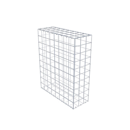 Gavión 100 cm x 80 cm x 30 cm (L x A x P), malla 10 cm x 10 cm, anillo en C