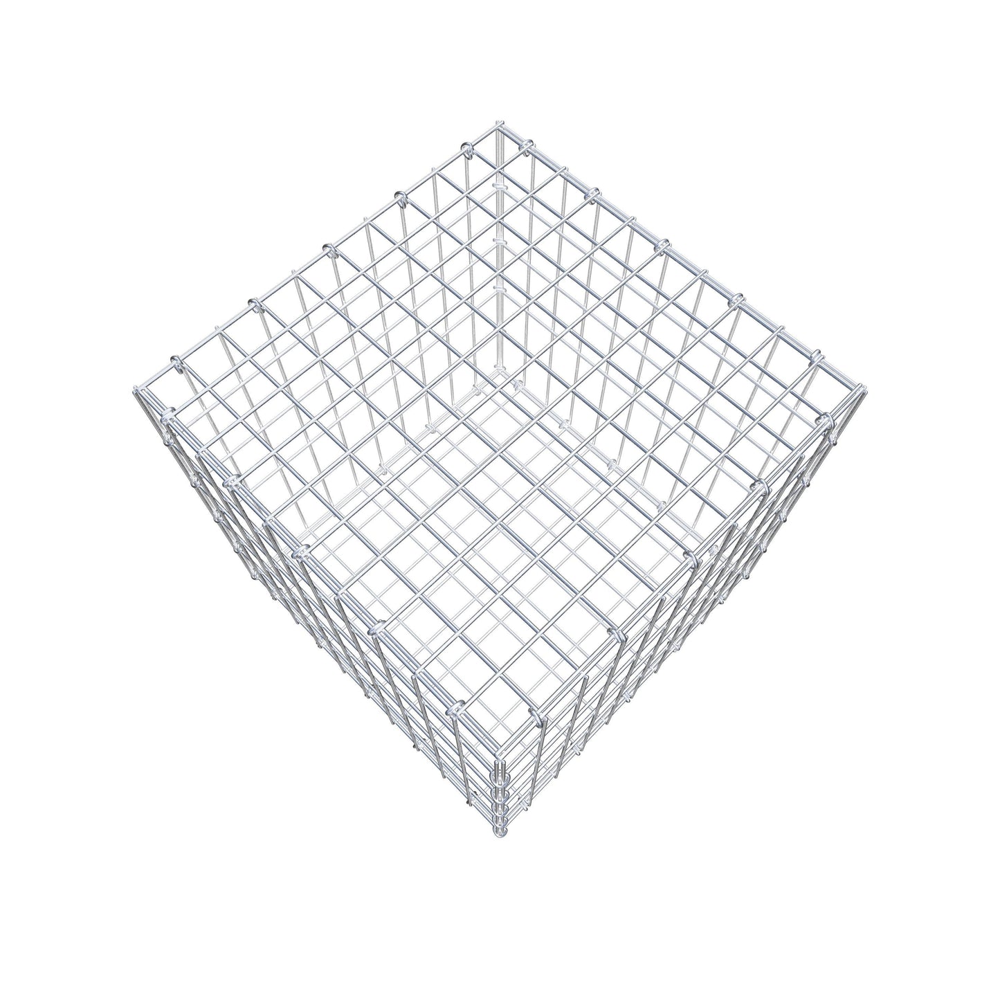 Gabione 50 cm x 50 cm x 50 cm (L x H x T), Maschenweite 5 cm x 10 cm, C-Ring