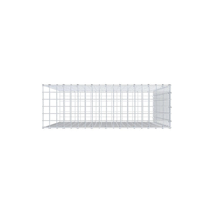 Monteret gabion type 2 100 cm x 90 cm x 30 cm (L x H x D), maskestørrelse 5 cm x 5 cm, C-ring