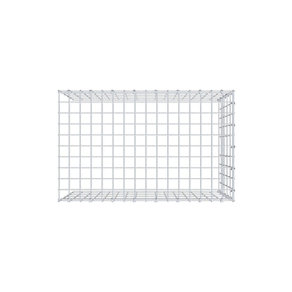 Toegevoegde pool type 4 80 cm x 50 cm x 50 cm (L x H x D), maaswijdte 5 cm x 10 cm, C-ring