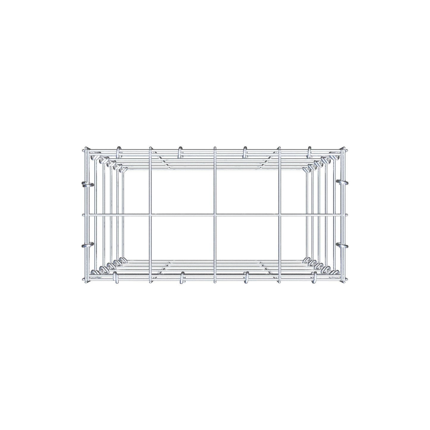 Toegevoegde pool type 3 50 cm x 40 cm x 20 cm (L x H x D), maaswijdte 10 cm x 10 cm, C-ring