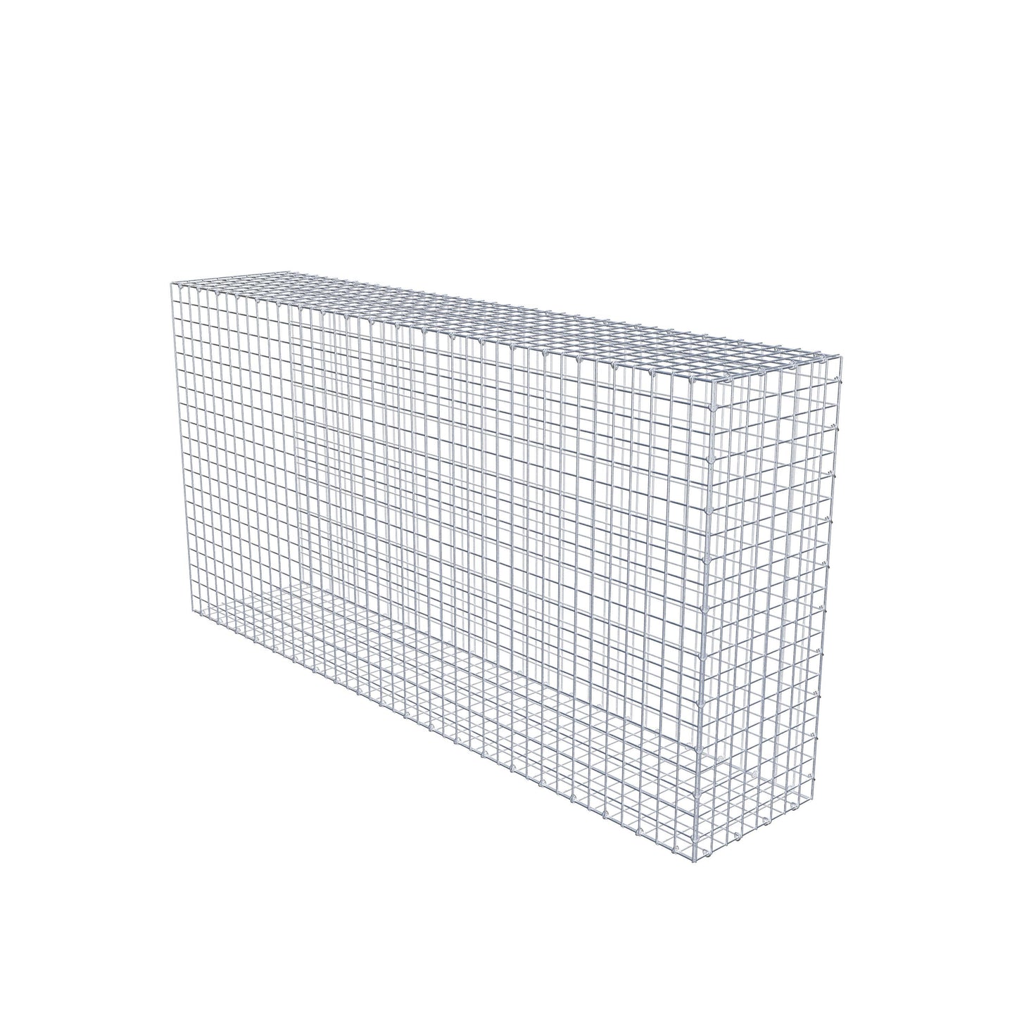Opzetpaal type 2 200 cm x 100 cm x 40 cm (L x H x D), maaswijdte 5 cm x 5 cm, C-ring