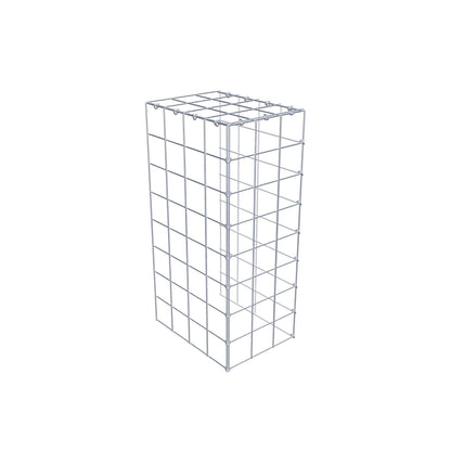 Extra gabion typ 4 80 cm x 40 cm x 30 cm (L x H x D), maskstorlek 10 cm x 10 cm, C-ring