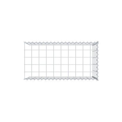 Gabião tipo 4 100 cm x 50 cm x 50 cm (C x A x P), malhagem 10 cm x 10 cm, espiral