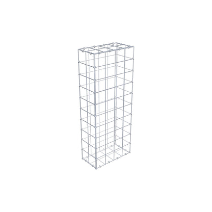 Gabion 100 cm x 20 cm x 40 cm (L x H x D), maskestørrelse 10 cm x 10 cm, C-ring