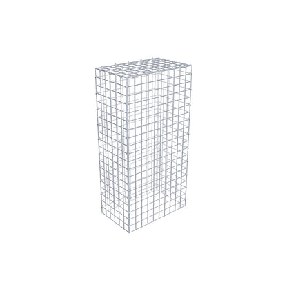 Mounted gabion type 3 100 cm x 30 cm x 50 cm (L x H x D), mesh size 5 cm x 5 cm, C-ring
