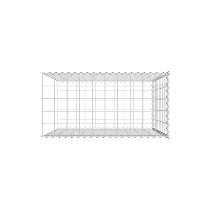 Add-on schanskorf type 2 100 cm x 100 cm x 50 cm (L x H x D), maaswijdte 10 cm x 10 cm, spiraal