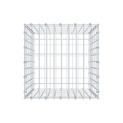 Schanskorf 50 cm x 50 cm x 50 cm (L x H x D), maaswijdte 5 x 10 cm, spiraalring