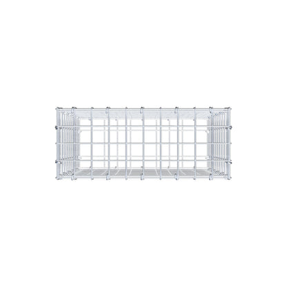 Schanskorf 50 cm x 50 cm x 20 cm (L x H x D), maaswijdte 5 cm x 5 cm, C-ring
