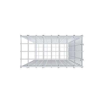 Fourche rapportée type 2 100 cm x 40 cm x 20 cm (L x H x P), mailles 5 cm x 5 cm, anneau C