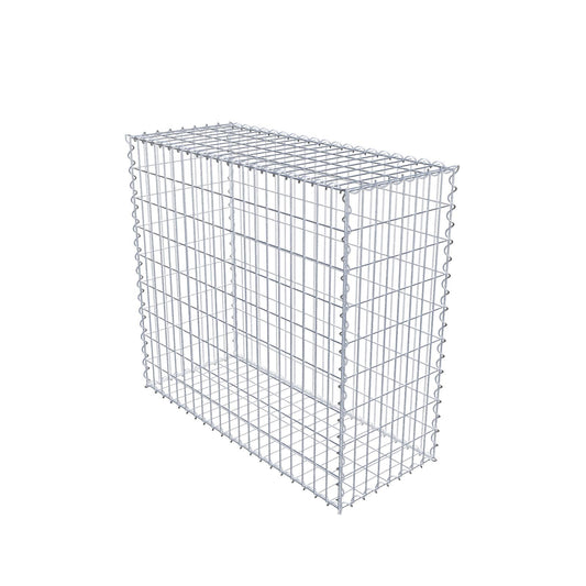 Gabion 100 cm x 90 cm x 40 cm (L x H x D), maskstorlek 5 cm x 10 cm, spiral