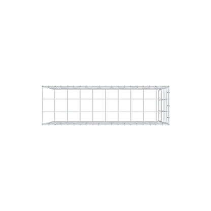 Gavión adicional tipo 4 100 cm x 60 cm x 30 cm (L x A x P), malla 10 cm x 10 cm, anillo en C