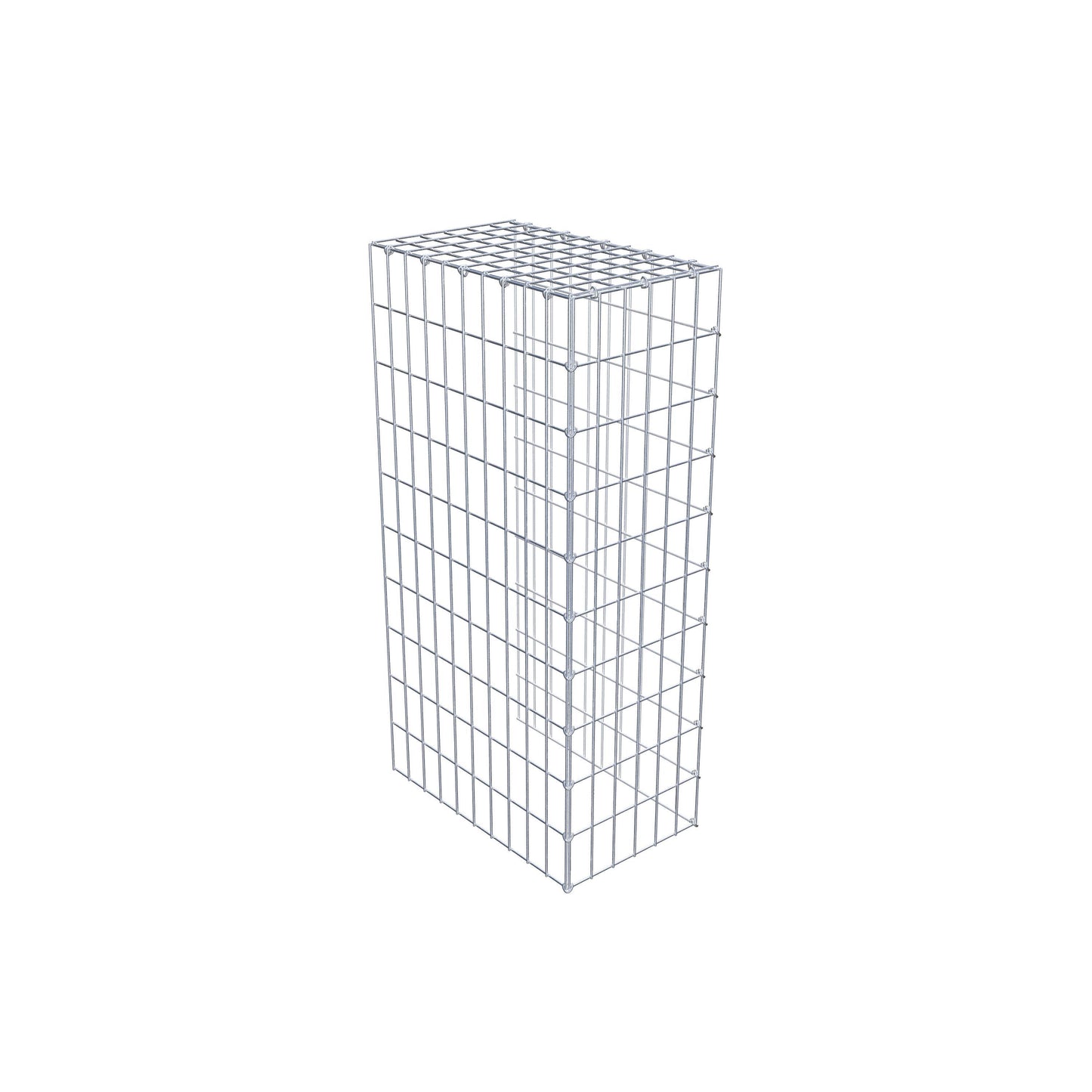 Type 4 oplegkorf 100 cm x 50 cm x 30 cm (L x H x D), maaswijdte 5 cm x 10 cm, C-ring