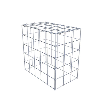 Monteret gabion type 3 50 cm x 50 cm x 30 cm (L x H x D), maskestørrelse 10 cm x 10 cm, C-ring