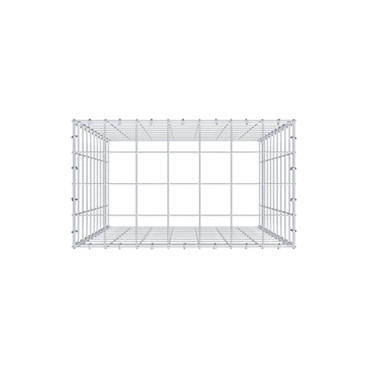 Gabião Tipo 3 100 cm x 70 cm x 40 cm (C x A x P), malhagem 10 cm x 10 cm, anel C