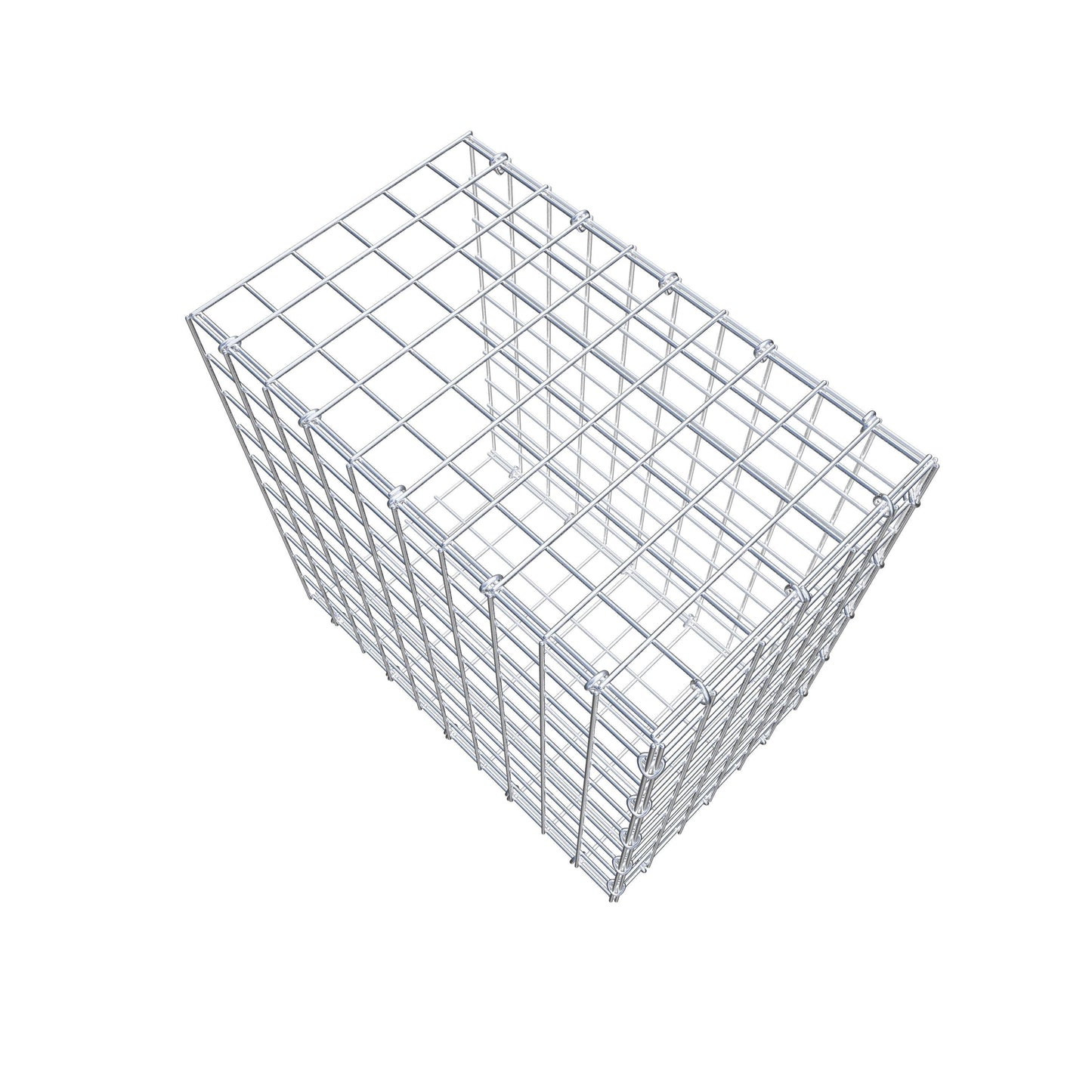 Gavión acoplable tipo 2 50 cm x 50 cm x 30 cm (L x A x P), malla 5 cm x 5 cm, anillo en C