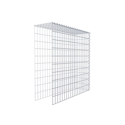 Gabião tipo 4 100 cm x 100 cm x 30 cm (C x A x P), malhagem 5 cm x 10 cm, espiral