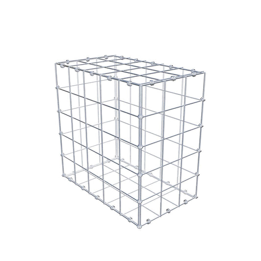 Schanskorf 50 cm x 50 cm x 30 cm (L x H x D), maaswijdte 10 x 10 cm, spiraalring