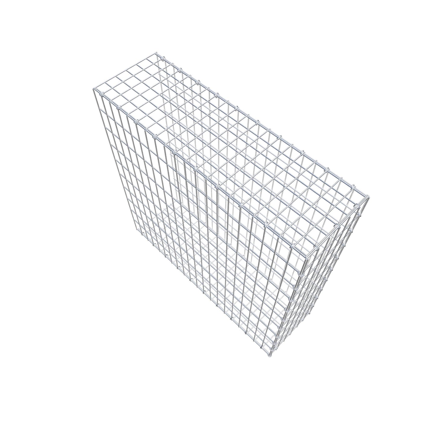 Gabião tipo 2 100 cm x 100 cm x 30 cm, malhagem 5 cm x 10 cm, anel C