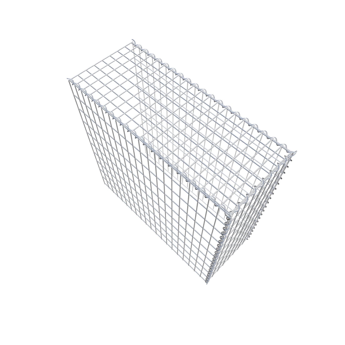 Add-on schanskorf type 4 100 cm x 100 cm x 40 cm (L x H x D), maaswijdte 5 cm x 10 cm, spiraalvormig