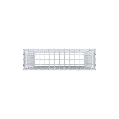 Monteret gabion type 3 100 cm x 70 cm x 20 cm (L x H x D), maskestørrelse 5 cm x 5 cm, C-ring