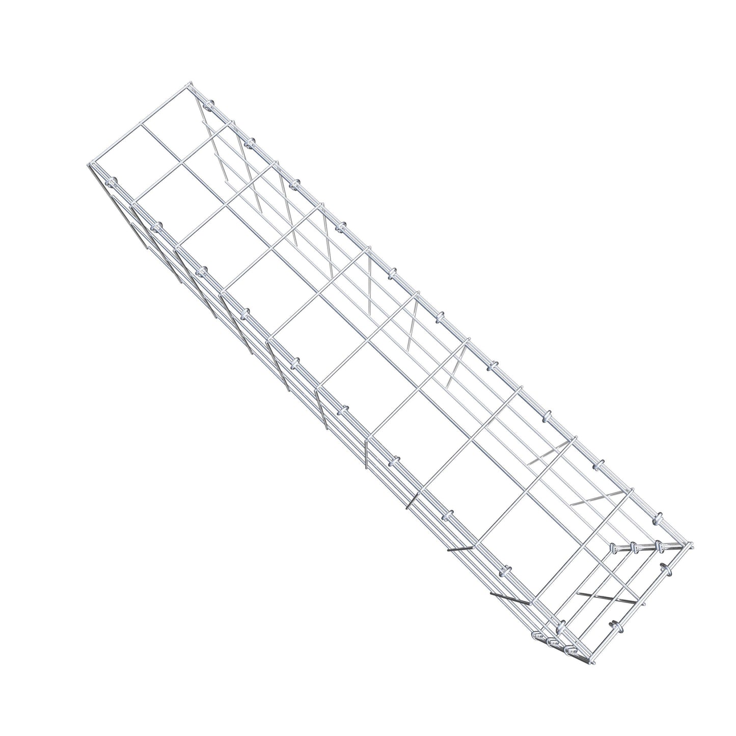 Add-on schanskorf type 4 100 cm x 30 cm x 20 cm (L x H x D), maaswijdte 10 cm x 10 cm, C-ring