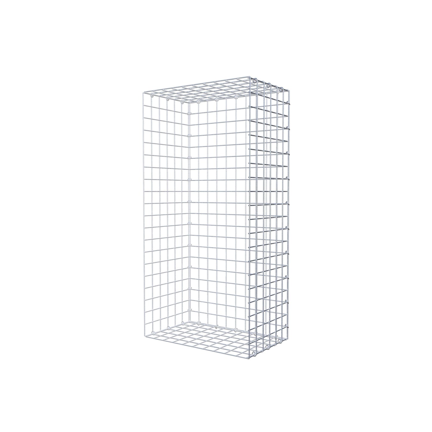 Fourche rapportée type 2 100 cm x 30 cm x 50 cm (L x H x P), mailles 5 cm x 5 cm, anneau C