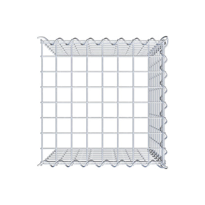 Grown-on gabion type 4 40 cm x 40 cm x 40 cm (L x H x D), mesh size 5 cm x 5 cm, spiral