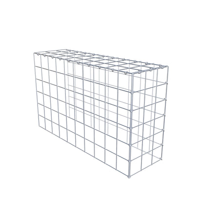 Gavión adicional tipo 4 100 cm x 60 cm x 30 cm (L x A x P), malla 10 cm x 10 cm, anillo en C