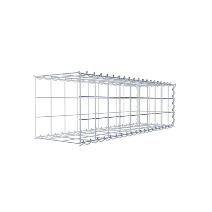 Add-on schanskorf type 2 100 cm x 30 cm x 30 cm (L x H x D), maaswijdte 10 cm x 10 cm, spiraal