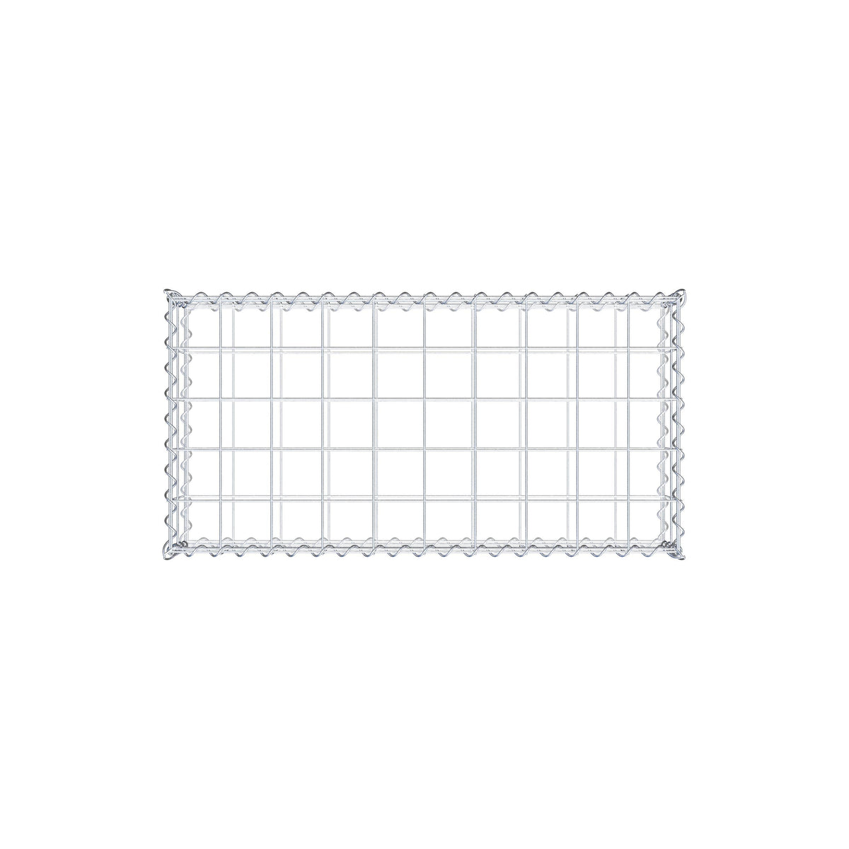 Gabion 100 cm x 20 cm x 50 cm (L x H x P), mailles 10 cm x 10 cm, spirale