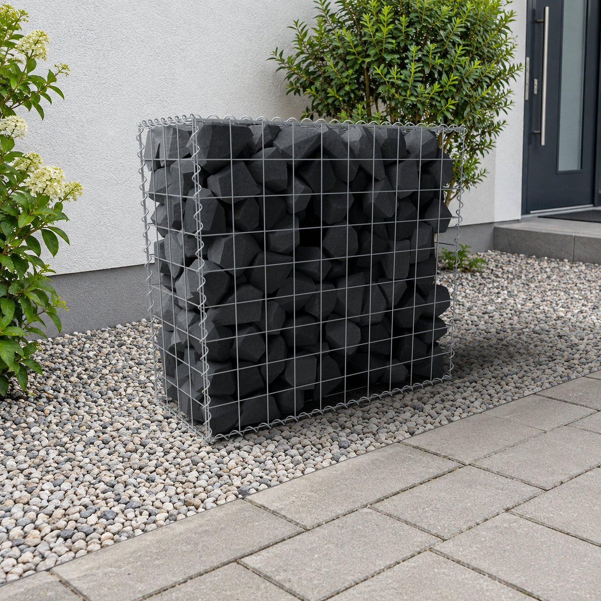 Gabbione 100 cm x 90 cm x 40 cm (L x H x P), maglia 10 cm x 10 cm, spirale