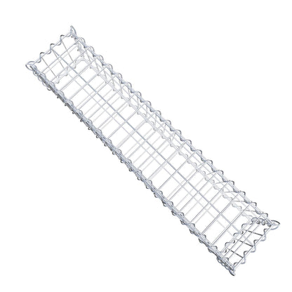 Gabião 100 cm x 20 cm x 20 cm (C x A x P), malhagem 5 cm x 10 cm, espiral