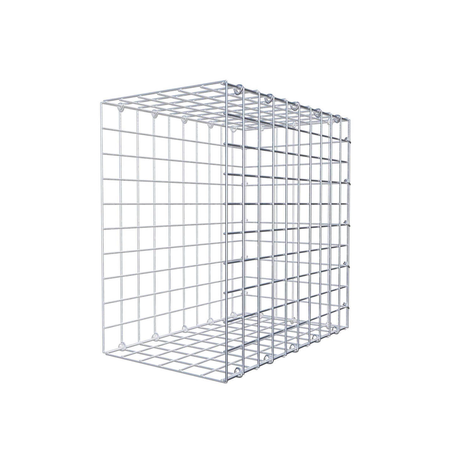 Gavión acoplable tipo 2 50 cm x 50 cm x 30 cm (L x A x P), malla 5 cm x 5 cm, anillo en C
