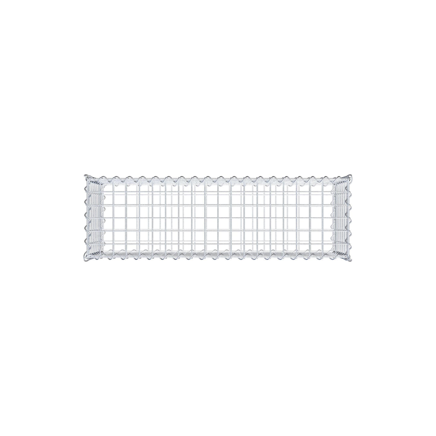 Gabião 100 cm x 40 cm x 30 cm (C x A x P), malhagem 5 cm x 5 cm, espiral