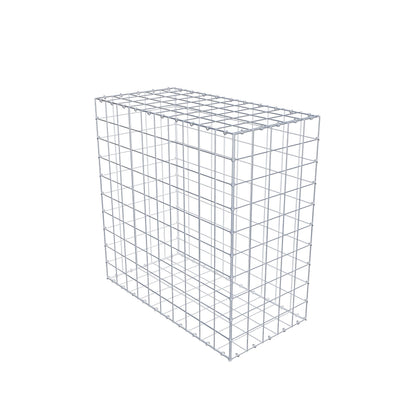 Gabião 100 cm x 100 cm x 50 cm (C x A x P), malhagem 10 cm x 10 cm, anel C