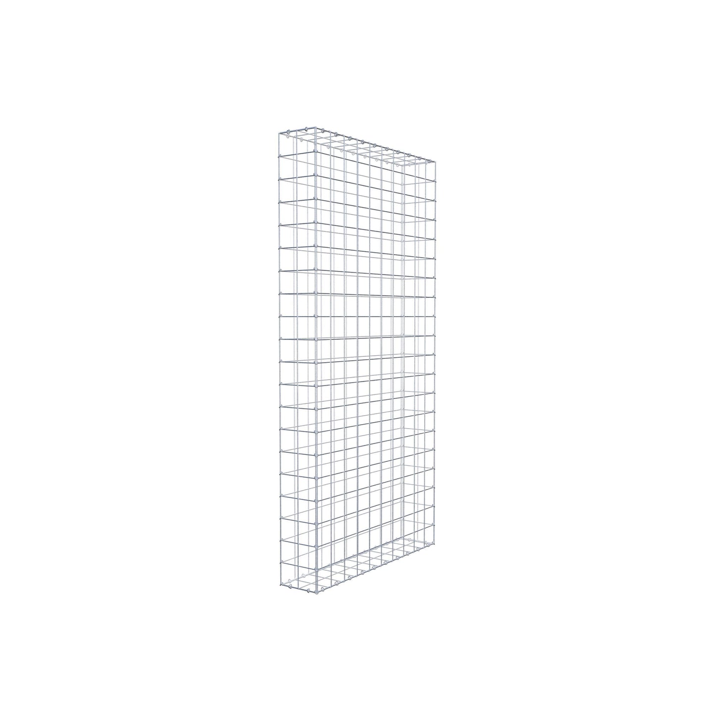 Gabião 200 cm x 100 cm x 20 cm (C x A x P), malhagem 10 cm x 10 cm, anel C