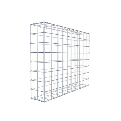 Gabion 100 cm x 80 cm x 20 cm (L x H x P), mailles 10 cm x 10 cm, anneau en C