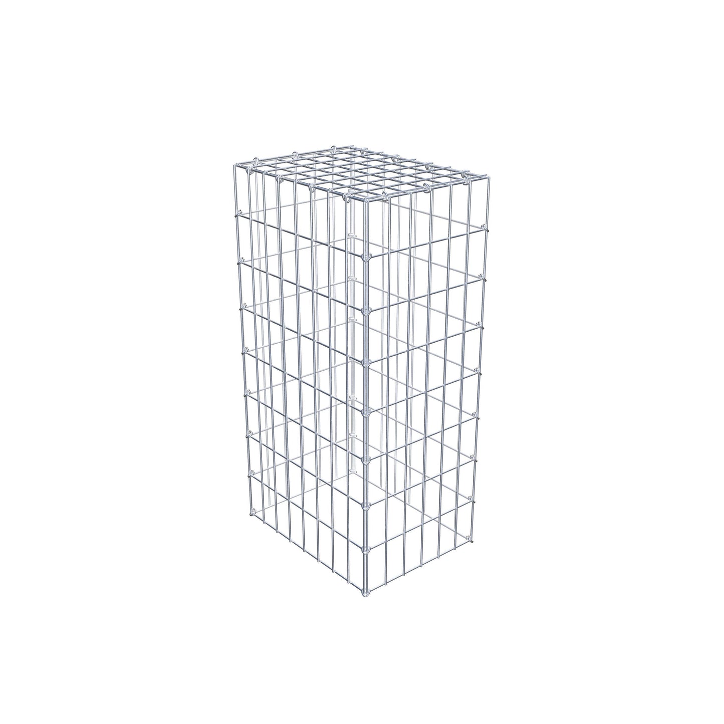 Pila adicional tipo 3 80 cm x 40 cm x 30 cm (L x A x P), malla 5 cm x 10 cm, anillo en C