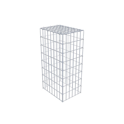 Pila adicional tipo 3 80 cm x 40 cm x 30 cm (L x A x P), malla 5 cm x 10 cm, anillo en C