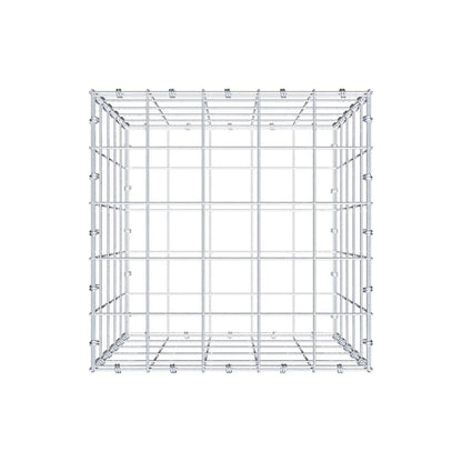 Schanskorf 50 cm x 50 cm x 50 cm (L x H x D), maaswijdte 10 x 10 cm, spiraalring