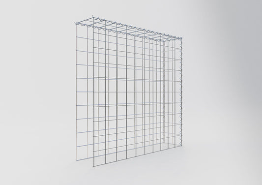 Add-on schanskorf type 4 100 cm x 100 cm x 20 cm (L x H x D), maaswijdte 10 cm x 10 cm, spiraal