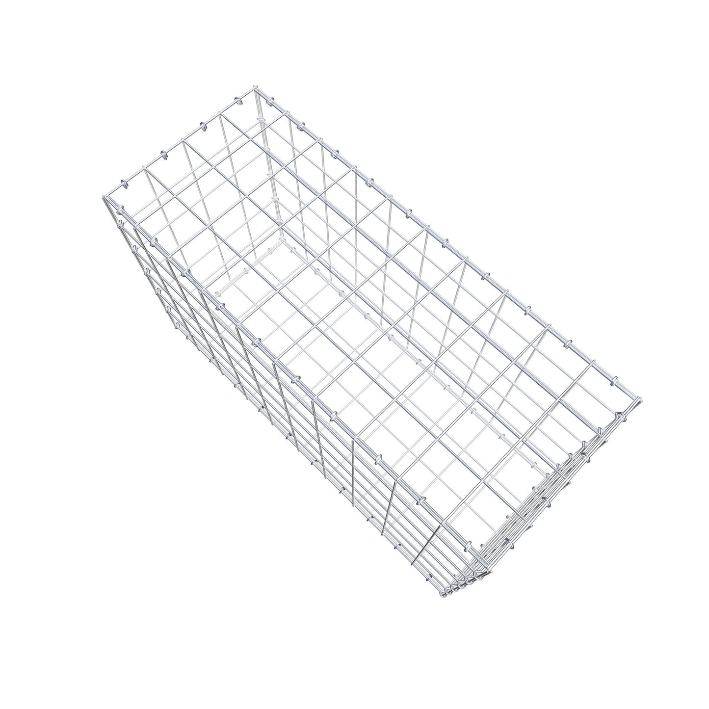 Schanskorf 100 cm x 60 cm x 40 cm (L x H x D), maaswijdte 10 cm x 10 cm, C-ring